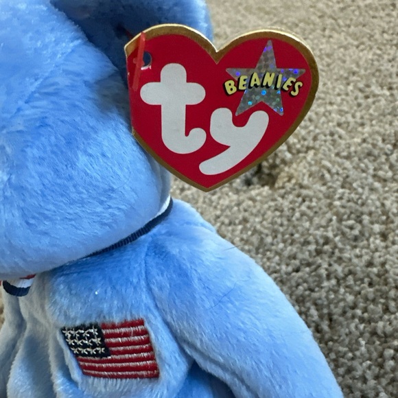 2001 First Edition America Ty Beanie Baby Bear - Picture 4 of 6